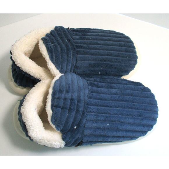Boutique Women's Plus Warm Blue Slippers New Size 42 - 43 U.S. Size 11 - 12 - Picture 6 of 10